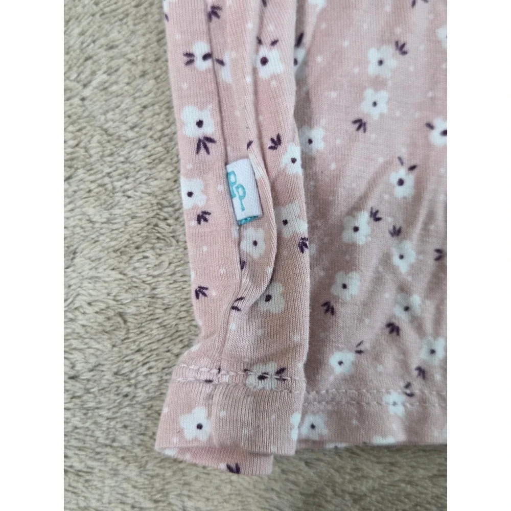Posh Peanut Kids 3T Pink Floral Bamboo Viscose Pajama Set 2pc PP-AFA20-17240